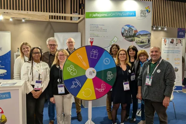 Les équipes du GHT Psy Sud Paris sur le salon infirmier 2026