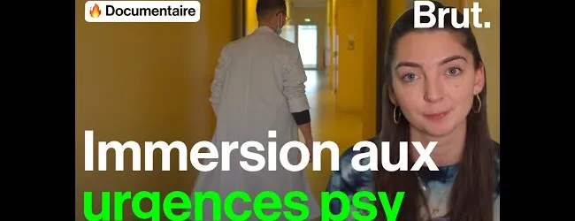 Capture de la vidéo intitulée : Urgences psy : en immersion avec des ados