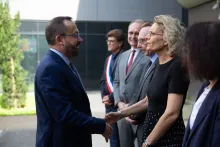 Visite officielle des Ministres des Sports et de la Santé à l'Hôpital Paul Guiraud de Clamart