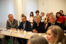 Visite officielle des Ministres des Sports et de la Santé à l'Hôpital Paul Guiraud de Clamart