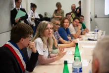 Visite officielle des Ministres des Sports et de la Santé à l'Hôpital Paul Guiraud de Clamart