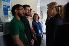 Visite officielle des Ministres des Sports et de la Santé à l'Hôpital Paul Guiraud de Clamart