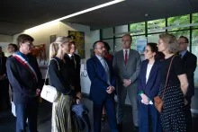 Visite officielle des Ministres des Sports et de la Santé à l'Hôpital Paul Guiraud de Clamart