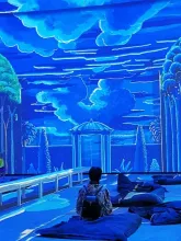 Visite de l'exposition David Hockney à la Fondation Louis Vuitton - secteur 94G15