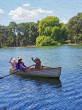 Visite de l'exposition David Hockney à la Fondation Louis Vuitton - secteur 94G15