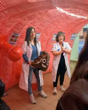 Journée de prévention sur le risque du cancer colorectal, à l'hôpital de Villejuif